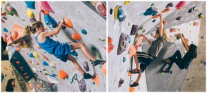 Kids climbing Powell River